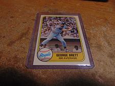 Buy nrmt vintage 1981 fleer baseball #655 george brett-royals-hof-mlb-.390 average
