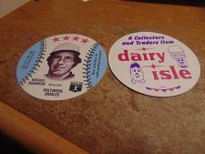 Buy nrmt 1976 dairy isle baseball disc -brooks robinson-orioles-hof-mlb