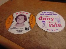 Buy nrmt 1976 dairy isle baseball disc -andy messersmith-dodgers-mlb