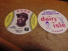Buy nrmt 1976 dairy isle baseball disc -john mayberry-royals-mlb