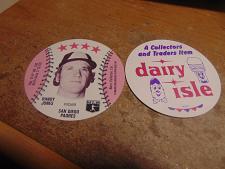 Buy nrmt 1976 dairy isle baseball disc -randy jones-padres-mlb