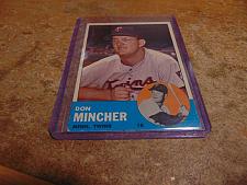 Buy ex vintage 1963 topps baseball #269 don mincher twins-mlb
