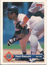 Buy 1993 Donruss Series 2 #701 Tony Phillips Detroit Tigers