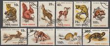 Buy [RM3835] ROMANIA Wild animals CTO 10-value Complete Set (1993)