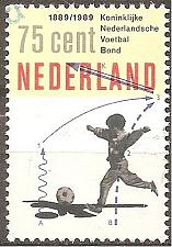 Buy [NE0749] NETHERLANDS Centennial Royal Dutch Soccer Association Used Single (1989)