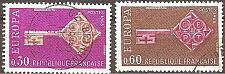 Buy [FR1209] FRANCE Europa/CEPT Used Complete Set (1968)