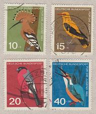 Buy [GEB388] GERMANY Birds/Child Welfare Semipostals Used Complete Set (1963)