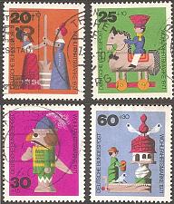 Buy [GEB388] GERMANY Wooden Toys/Child Welfare Semipostals Used Complete Set (1971)