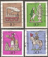 Buy [GEB450] GERMANY Tin Toys/Child Welfare Semipostals Used Complete Set (1969)