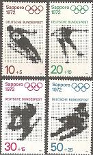 Buy [GEB472] GERMANY '72 Winter Olympics Sapporo MNH Complete Set (1971)