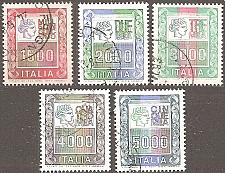 Buy [IT1291] ITALY High face value definitives, Used (1977)