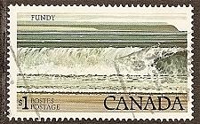 Buy [CA0726] CANADA Fundy National Park $1 face value regular issue, Used (1977)