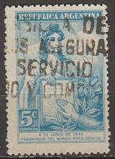 Buy [AR0552] ARGENTINA Juan Perón Inaugurated as President, Used Single (1946)