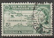 Buy [TT0086] TRINIDAD & TOBAGO West Indies Federation, Used (1958)
