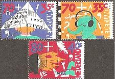 Buy [NEB674] NETHERLANDS Children and the Media Semipostal Stamps, Used Full Set (1993)