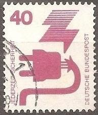 Buy [GE1079] GERMANY Accident prevention Used (1971-1974)