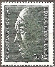 Buy [GE1205] GERMANY Konrad Adenauer, Chancellor 1949-63, Used Single (1976)