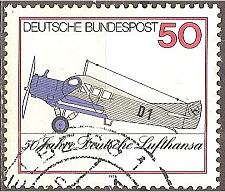 Buy [GE1207] GERMANY Lufthansa 50th Anniv., Used Single (1976)