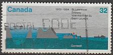 Buy [CA1015] CANADA St. Lawrence Seaway, 25th Anniv., Used Single (1984)