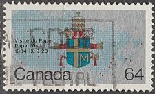 Buy [CA1031] CANADA Papal Visit, Used (1984)