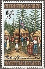 Buy [NI0143] NORFOLK ISLAND Christmas Issue MNH Single (1970)