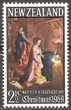 Buy [NZ0429] NEW ZEALAND Christmas Issue, MNH Single (1969)