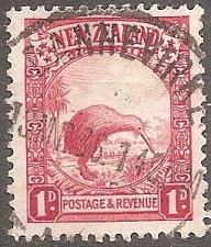 Buy [NZ0204] NEW ZEALAND Kiwi & Cabbage Palm, Used (1936-1942)