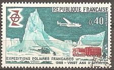 Buy [FR1224] FRANCE 20 yrs. of French Polar Exploration, Used Single (1968)