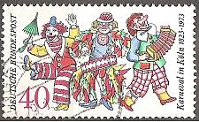 Buy [GE1097] GERMANY Cologne Carnival,150th Anniv., Used Single (1972)