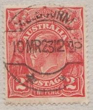Buy [AU0028] AUSTRALIA King George V definitive, Used (1922)