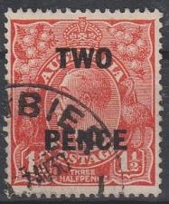 Buy [AU0106] AUSTRALIA King George V 2p surcharge, Used (1930)