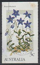 Buy [AU0993] AUSTRALIA Royal Bluebell booklet stamp, Used (1986)