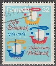 Buy [CA1014] CANADA Province of New Brunswick Bicentennial, Used Single (1984)