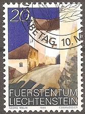 Buy [LI0832] LIECHTENSTEIN Views of Vaduz Castle, Canceled (1986)