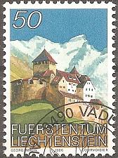Buy [LI0835] LIECHTENSTEIN Views of Vaduz Castle, Canceled (1986)