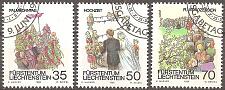 Buy [LI0844] LIECHTENSTEIN Rites of Spring, Canceled Complete 3-value Set (1986)