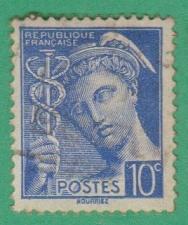 Buy [FR0356] FRANCE Mercury (Regular Stamp) Used (1938-42)