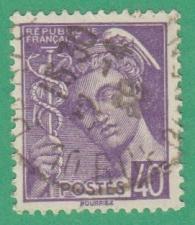 Buy [FR0362] FRANCE Mercury (Regular Stamp) Used (1939)