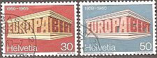 Buy [ST0500] SWITZERLAND Europa/CEPT Used Complete 2-value Set (1969)