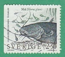 Buy [SW1867] SWEDEN European catfish, Used (1991)