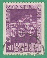 Buy [SW0554] SWEDEN World Refugee Year, Used (1960)
