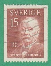 Buy [SW0547] SWEDEN S. Arrhenius, Chemist & Physicist, Used (1959)