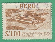 Buy [PE0465] PERU Paramonga Fortress, Used (1952-1953)