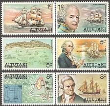 Buy [AI0074] AITUTAKI: Captain William Bligh (1974) MNH Complete Set