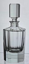 Buy Vintage hand cut glass fluted panel decanter