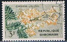 Buy Gabon 157 Used Yellow Cassia ur 1961 (G0309)+