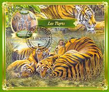 Buy Madagascar 2022 Sheet Tiger big cats animals 1 value (TS0085)