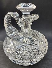 Buy Hand Cut Glass ABP handled squat Decanter