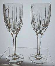 Buy Mikasa Uptown glass goblet stemware pair