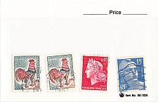 Buy France 3 different of 4 total stamps included (SC0_323)
